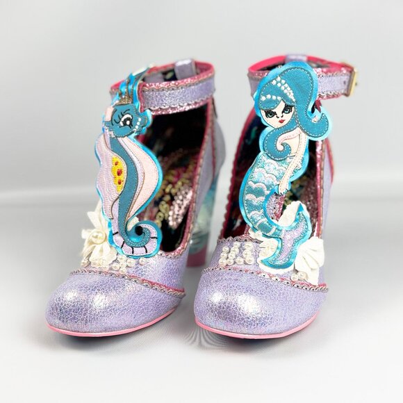 Irregular Choice Barnacle Betty Mermaid Heels – Size 37 / UK 4 – Rare Collector - Picture 2 of 7